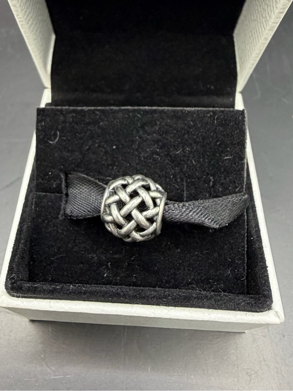 Pandora Sterling Silver Celtic Knot / Woven Love Knot Charm